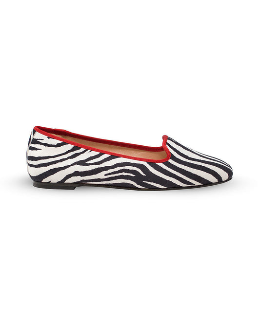 Ballet Tab - Zebra/Red