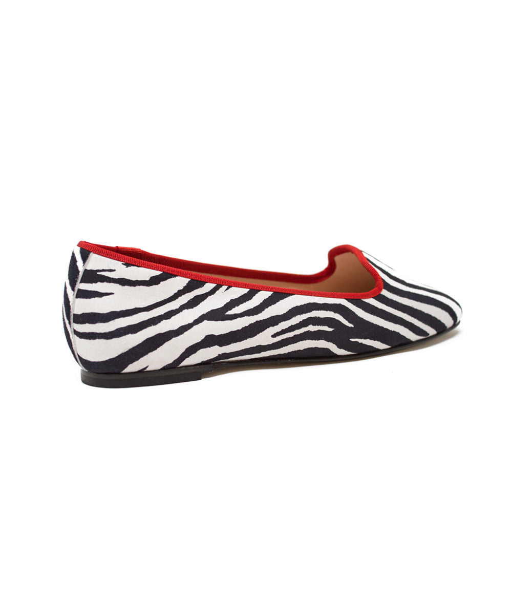Ballet Tab - Zebra/Red
