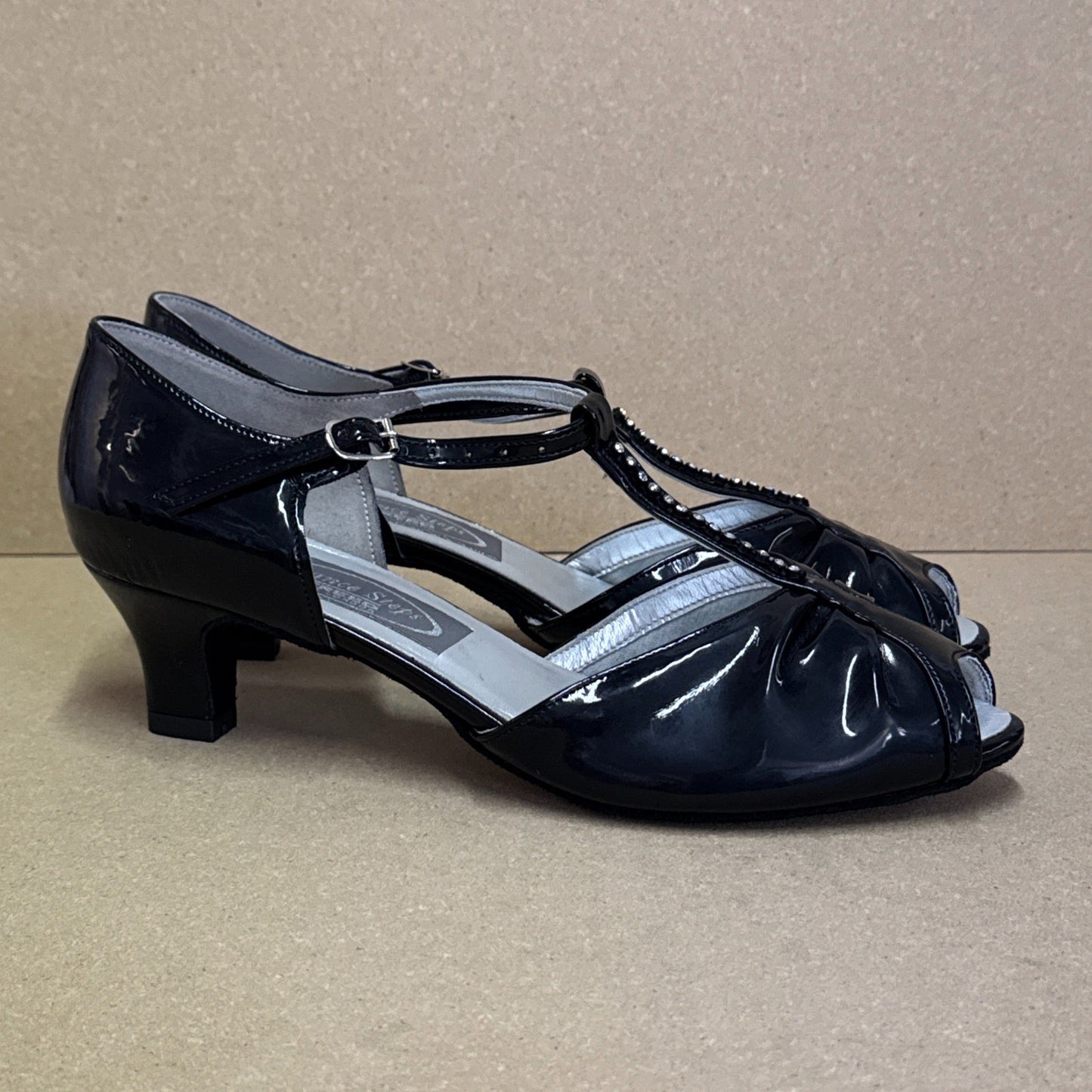 Topaz Black Patent - Size 7H (DSL8)
