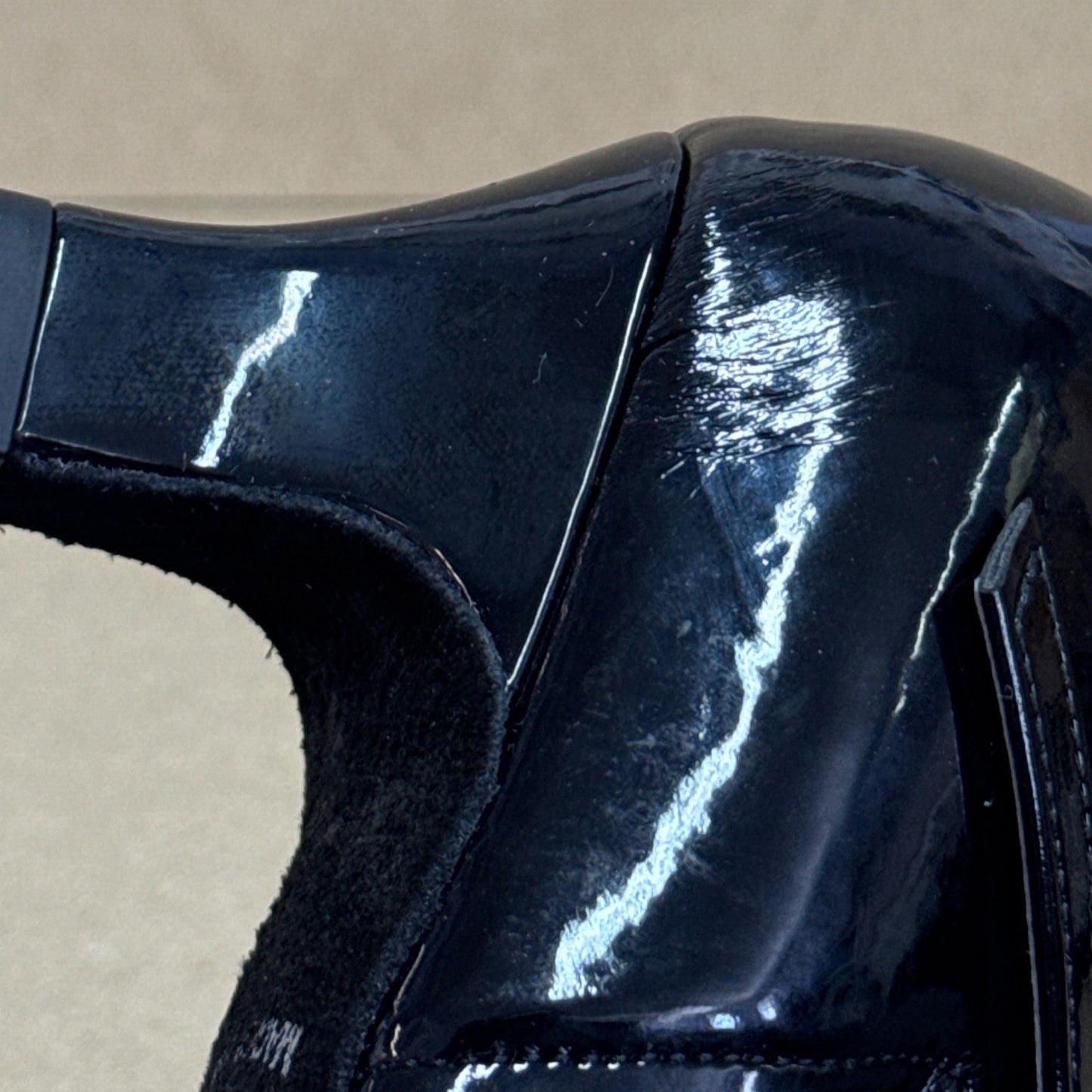 Topaz Black Patent - Size 7H (DSL8)