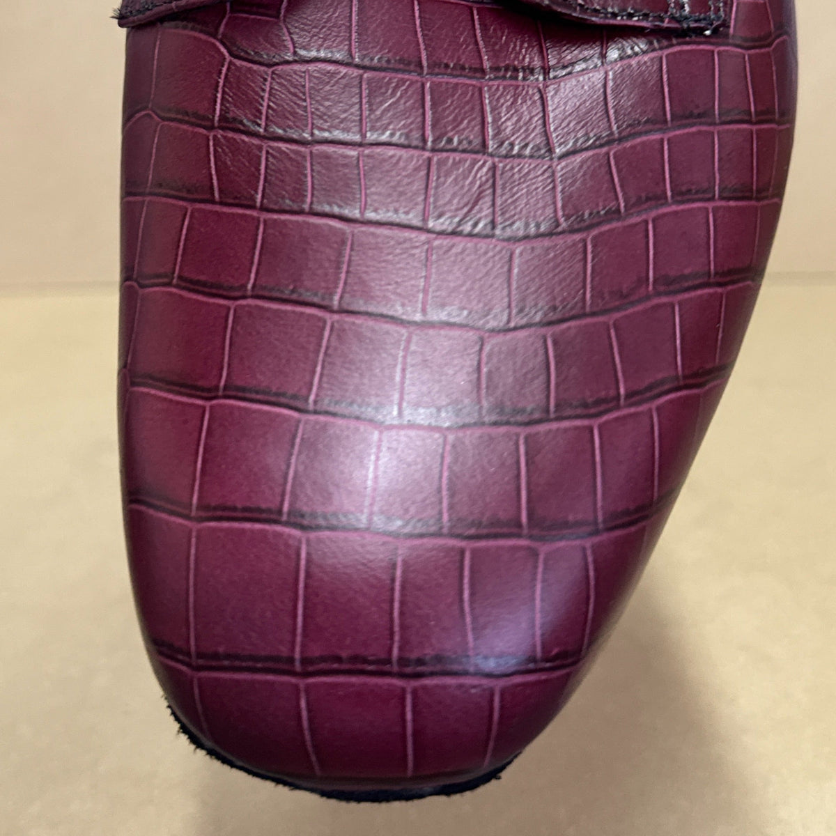 Kelly Burgundy Croc - Size 10 (DSM7)